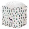 Cesta de Armazenamento de Roupas Sujas Big Mac Caixa Dobrável para Armazenamento de Brinquedos Balde Cesta de Roupas Sujas Saco de Armazenamento para Roupas de Mudança e Colchas