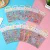 Pegatina láser para mascotas infantiles, pegatinas de cinta de papel para distribución de niñas, pegatinas decorativas para diario, pegatinas caseras de bricolaje.