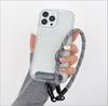 Cordão de telefone móvel de 8 mm Cordão de pulso de telefone móvel portátil curto Costas ajustáveis Crossbody Cordão de chave Corrente de telefone móvel