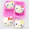 Hapi Molde de Silicona para Pastel Forma de Animal Dibujo Animado Cabeza de Gato Molde para Postre Casero Horneado DIY