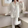 Pijama KT Cat Directo de Fábrica para Mujer Primavera Otoño Algodón Nube Manga Larga 2026 Nuevo Súper Caliente Lindo Conjunto de Ropa para el Hogar