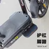 Modificação de Apoio de Pé para Para-choque de Veículo Elétrico Estribo com Para-choque de Motocicleta Elétrica Apoio de Pé Dobrável Apoio de Pé para Veículo de Entrega Lei De Zhu