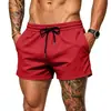 Al por mayor Europeo y Americano Verano Hombres Deporte Fitness Casual Transpirables Vacaciones en la Playa Holgados Secado Rápido Natación Shorts de Tres Cuartos