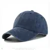 Gorra de Béisbol Vintage Lavada Lisa para Hombre, Gorra Casual Retro de Color Sólido para Mujer, Venta al por Mayor