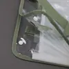 Bolsa de mão sanfonada transparente em PVC Pasta para folha de teste A4 Bolsa de armazenamento sanfonada à prova d'água de grande capacidade com 13 camadas
