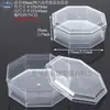 Caixa de PS de Alta Transparência, Caixa Redonda à Prova de Poeira para Miniaturas, Caixa de Exibição para Brinquedos GPPS, Caixa para Coleção de Caixas Surpresa Lego