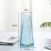 Vaso de Vidro Transparente Estilo Nórdico Criativo Simples de Luxo Leve Celebridade da Internet para Flores de Lírio Rosa Cultivo de Água Enfeites de Flores para Sala de Estar