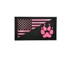 En stock, superventas, con corte, reflectante IR, multicolor, sello de bandera americana, insignia de nailon, parche accesorio para bolsa