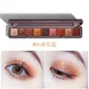 Ramila ins súper caliente bandeja de sombras de ojos para teclado con purpurina de nueve colores para las puntas de los dedos perlado mate impermeable duradero 3600