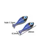 Acero Inoxidable Europeo y Americano Doble Cara Goteo de Aceite Colgante de Pez DIY Moda Collar Pendientes Colgante 18K Accesorios Joyería Transfronterizo
