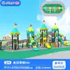 Conjunto Combinado de Escorregador Externo para Jardim de Infância, Comunidade Infantil, Instalações de Playground em Parques, Balanço Escalada, Escorregador Personalizado