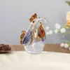 Figuritas Creativas de Pollo de Vid Hechas a Mano, Decoraciones Animales de Lujo Ligero, Souvenirs de Viaje de Gallo y Gallina, Decoraciones de Escritorio, Superventas Transfronterizos