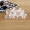 Conjunto de viagem com caixa de embalagem redonda transparente de plástico para creme facial, várias especificações, disponível diretamente da fábrica.