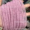 Cuentas redondas de 3 mm, pequeñas cuentas de arroz, cuentas sueltas, horquilla, anillo, piedra natural, accesorios de joyería DIY, cuentas de cristal de ágata.