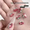 Accesorios de arte para uñas color rosa palo, diamantes K9 brillantes sin base, diamantes apilados hechos a mano para arte de uñas, uñas de caramelo de roca coloridas