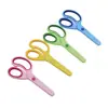 Tijeras para zurdos tijeras de acero inoxidable para zurdos tijeras pequeñas para niños tijeras hechas a mano funda tijeras de cabeza redonda para estudiantes