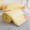 Colcha de Algodón Lavable de Verano para Niños, Colcha Delgada para Dormitorio de Estudiantes, Colcha Individual de Aire Acondicionado para Verano, Colcha de Verano Lavable a Máquina para Hombres
