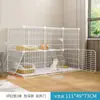 Gaiola para gatos casa interna espaço super grande livre Villa para gatos gato filhote pequeno duas camadas sem vaso sanitário integrado
