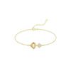Pulsera de perlas Juguang con diseño de nicho cosido, nueva pulsera de lujo ligera para mujer, regalo de vacaciones, 2024