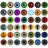 Personalizado diy joias boneca hemisfério simulação eyeball acessórios atacado Time Gem vidro patch olhos de animais