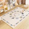 Tapete para Quarto Infantil Tapete para Quarto de Casa ao Lado da Cama Tapete de Jogo e Leitura para Bebê Tapete de Escalada Lavável à Máquina Tapete para Chão de Sala de Estar