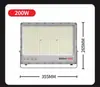 Foco Exterior de Potencia Total y Alto Brillo para Publicidad, Sitios de Construcción, Paisajismo y Patios, Resistente al Agua IP65, Ultradelgado, Luz de Fábrica de Exportación