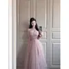 [Falda de Ballet Romántica de Arena Movediza de Princesa Dulce] Vestido de Malla Princesa en Fuga Vestido de Cumpleaños Estilo Dulce