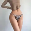 Tanga sexy caliente transpirable ropa interior mujer bikini de cintura baja sexy ropa interior doble capa tentación fina ropa interior