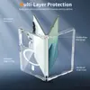 Funda magnética dos en uno de alta transparencia y anti-amarilleo, adecuada para Samsung ZFOLD8, funda de teléfono personalizada de lujo de alta gama ZFlip7FE