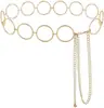Cadena de Cintura Metálica Retro de Venta Caliente Transfronteriza Estilo Étnico Bohemio Cinturón Decorativo de Moda Decoración de Cintura para Combinar con la Ropa