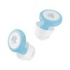 Tapones para los Oídos Arcoíris Galvanizados en Forma de Anillo de Silicona Aislantes del Sonido, a Prueba de Ruido e Impermeables, Tres Pares de Tapones Reemplazables, Puntas de Tapones para Reducción de Ruido y Sueño