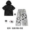 Ropa de Performance Hip-Hop para Niños, Conjunto de Calle de Verano Hip-Hop para Niños con Batería, Ropa de Baile Hip-Hop para Niñas