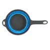 Cesta Coladora Plegable Multifuncional Redonda Retráctil con Asa para Lavar Platos y Verduras Gadget de Cocina Transfronterizo