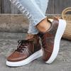 Comercio exterior transfronterizo Primavera 2024 Nuevas zapatillas de deporte de talla grande con cordones para mujer, zapatos deportivos casuales de moda europea y americana para mujer