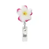 Impresión UV Fácil Pegamento de Doctor Hebilla de Tirar Pinza de Cocodrilo Flor de Tirar Fácil Día de la Enfermera Regalo Insignia Retráctil