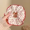 Lazo para el pelo de osito dulce, Cuerda para el pelo de estilo perezoso lindo, Gomita de terciopelo con lazo para mujer, Accesorio para el pelo de mujer