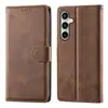 Funda abatible retro antideslizante para Samsung S24FE, Funda protectora anticaídas con soporte de hebilla magnética para Samsung A57