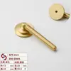 Manoplas de Latão para Portas de Armário Estilo Nórdico de Luxo Atacado Gaveta Armário Guarda-roupa Dourado Vintage Manopla de Furo Único Fabricante