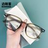 Yc1214 Gafas Antiluz Azul para Miopía Estilo Xiaohongshu para Mujer Sin Maquillaje, Aspecto Adelgazante, Estilo Ins de Alta Gama, Se Pueden Combinar con Graduación