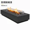 Chimenea exterior con fuego real para calefacción, gas natural, adecuada para casas de huéspedes, hoteles, villas, decoración de patios, mesa de fuego, personalización OEM para proyectos