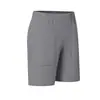 Shorts Esportivos Masculinos Alternativos Lulu Secagem Rápida Respirável Calças de Cinco Pontos Versáteis Resistentes à Água para Caminhada ao Ar Livre