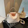 Nova Bolsa de Ombro Casual Leve Versátil de Nylon da Moda para Mulheres, Design Outono e Inverno, Bolsa de Mão e Bolsa Transversal Elegante para o Dia a Dia