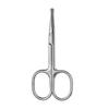 Tijeras de podar de punta redonda de acero inoxidable tijeras de belleza podar cejas vello nasal cejas seguridad tijeras pequeñas tijeras para vello nasal
