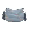 Bolso Cruzado Simple Pequeño Nuevo para Chica Japonesa Dopamina Nicho Tela de Nylon Bolso de Hombro Bolso de Mano de Alto Valor