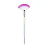 Nuevo Pincel Grande de Ventilador Solo Pincel de Alto Brillo Pincel para Retoques Faciales Pincel Iluminador Facial Pincel Suave Herramienta de Maquillaje Flam