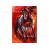 Suministro del fabricante: Pintura de Lienzo sin Marco de Caballo Acuarela, Arte de Lienzo Animal, Pintura Decorativa para Sala de Estar, Dropshipping, Simple y de Lujo Ligero