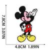 Pegatina de Tela Bordada de Mickey Mouse Xiaotian Parche de Personaje Manwei Pegatina Marca de Bordado para Computadora Pegatina Bordada de Pato Donald Impresión por Transferencia de Calor