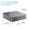 Aplicable Transfronterizo Dock de Expansión para Mac Book Docking Dock Doble Tipo-C Carga PD de 100W Hub Hub USB