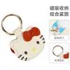 Nuevo Llavero de Gatito de Dibujos Animados Elegante Regalo, Colgante Sencillo, Lindo Accesorio para Bolsos para Niñas, Pin para Sombrero, Personalizable