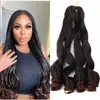 Trenza Sucia Fibra Química Crochet Cabello Peluca Trenza Sucia Africana Rama de Cabello Rollo Grande Cola de Caballo Rollo Natural Tejido Peluca Cola de Caballo
